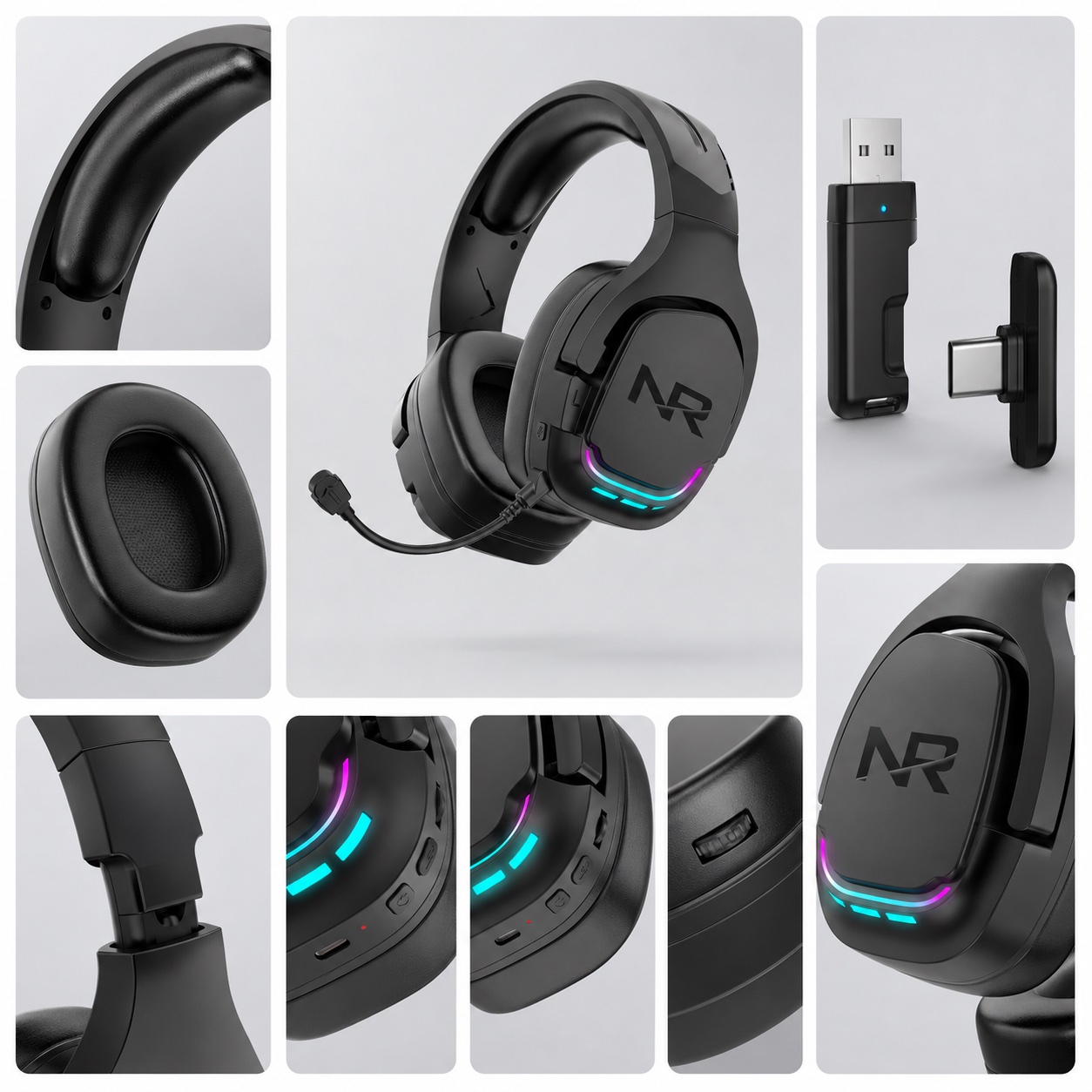 G926 comfort receiver and control detail collage