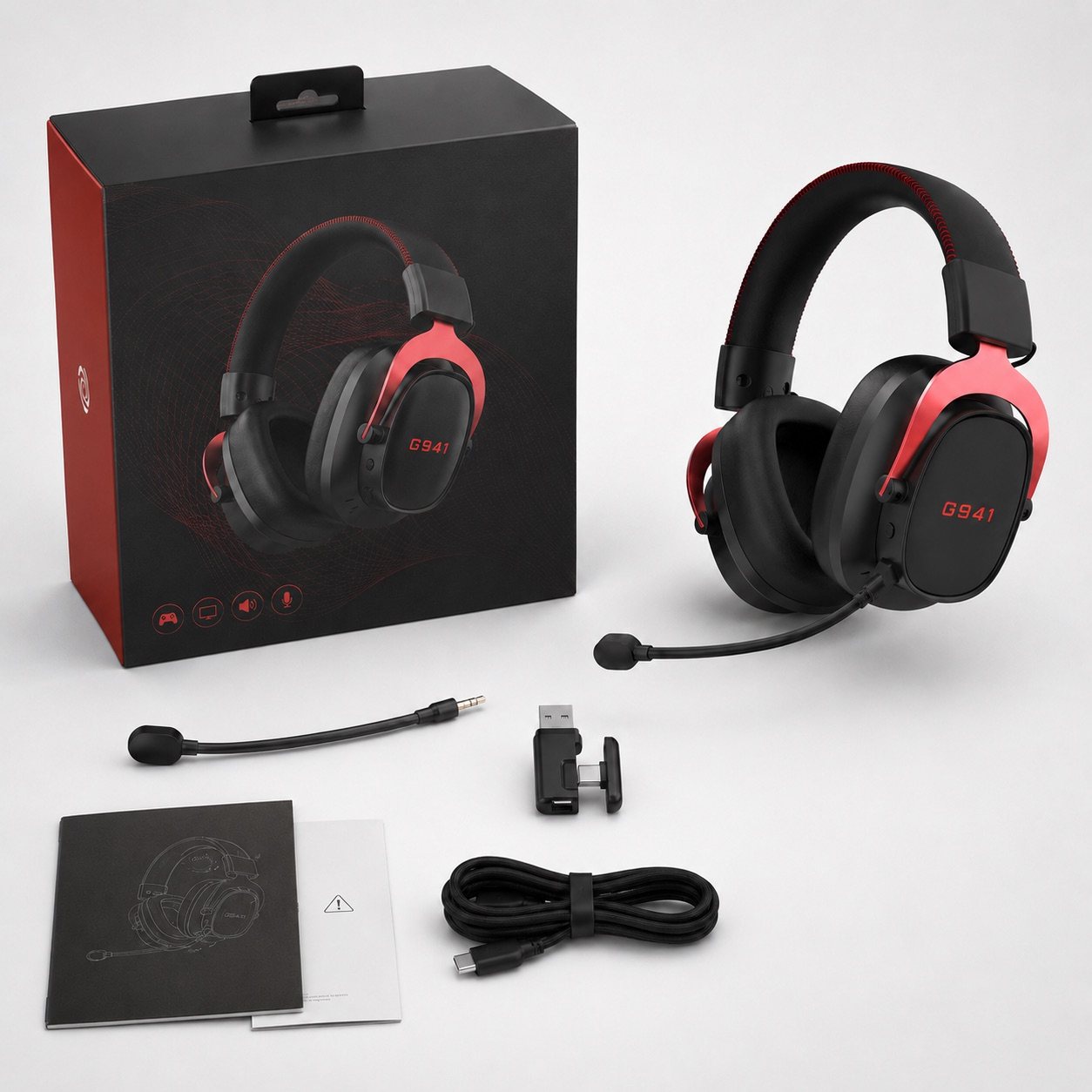 G941 packaging accessory set without carrying pouch