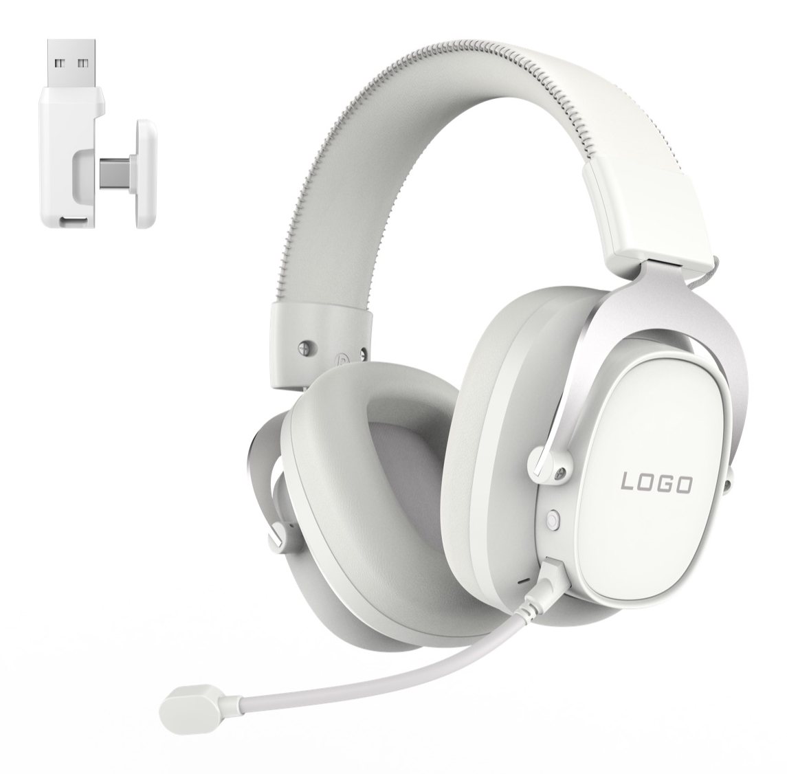 G941 white wireless gaming headset with USB-C receiver