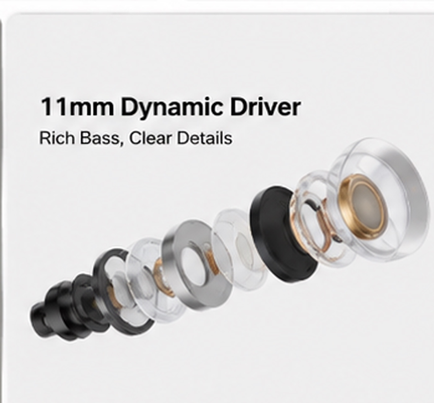 Earclip09S 11mm driver exploded-view reference